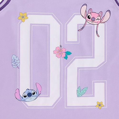 Image of Disney Girls Lilo and Stitch Basketball Jersey Shirt and Shorts Set- Big Girls Sizes 7-16