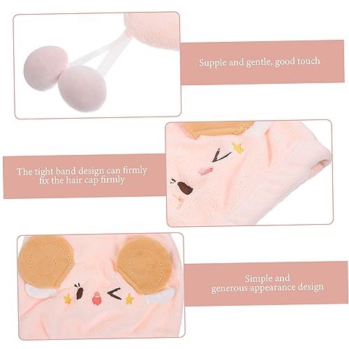 Didiseaon 2 Peças Touca De Cabelo Seco De Desenho Animado Touca De Secagem De Cabelo Toalha Turbante