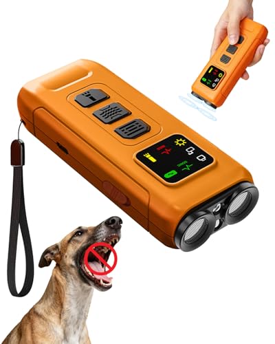 E-SMARTER Anti Barking Device for Dogs,Ultrasonic Dog Sound Deterrent, Dog Training Device to Help Reduce Barking – 50ft Range, Dual Frequency Modes, Available Outdoor & Indoor