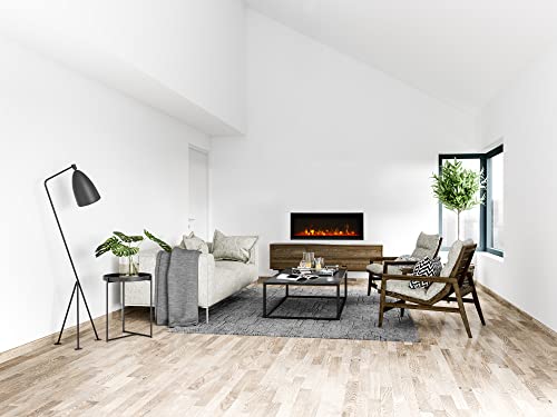Amantii Panorama Indoor/Outdoor Extra Slim Built In Electric Fireplace (Bi-60-Xtraslim), 60-Inch #TOP7