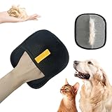 VOWOBEST Guanti per Rimuovere i peli di Animali,Guanti Lavabili Double-Face per la Cura de...