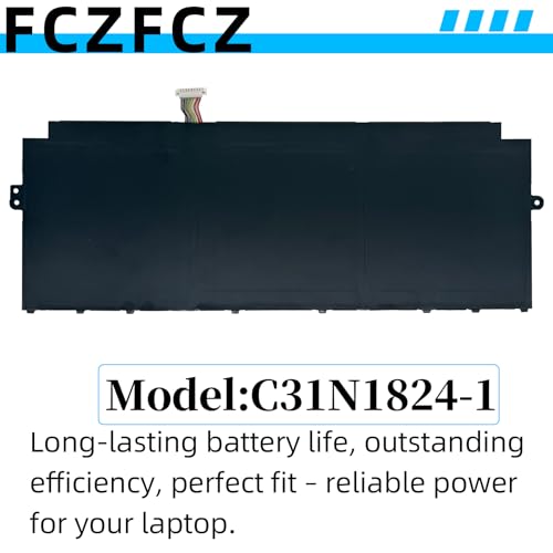 Image of C31N1824-1 Battery 48Wh 4160mAh Replacement for ASUS Chromebook C425 C425T C425TA Chromebook Flip C433 C433T C433TA Series 0B200-03550000 3ICP3 /91 /91 11.55V