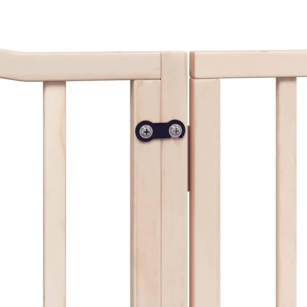 vidaXL Puerta para Perros Plegable 12 Paneles Madera de álamo 960 cm
