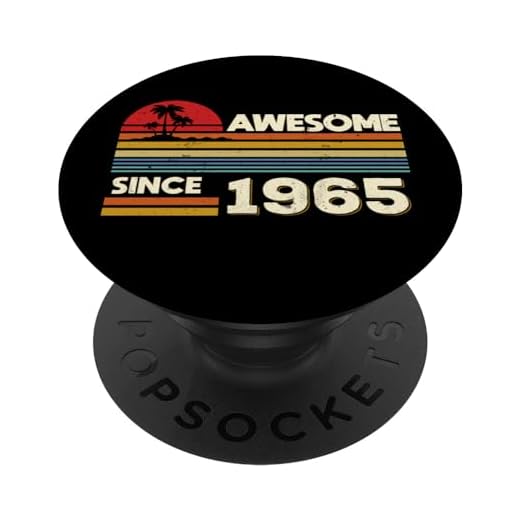 59 cumpleaños impresionante desde 1965 59 años cumpleaños PopSockets PopGrip Intercambiable