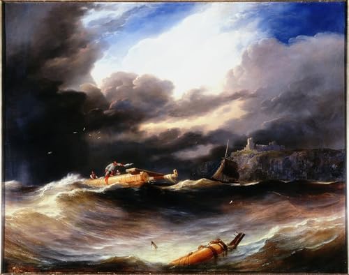 Après une tempête par Johncarmichael affiche murale pour raviver un mur blanc triste 60x90cm