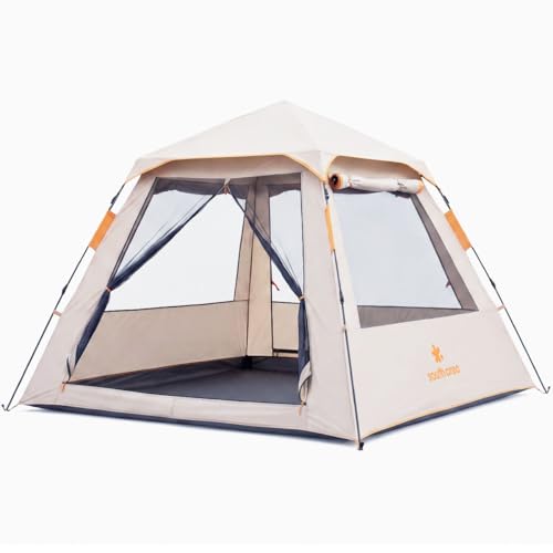 Carpa para camping 4 personas impermeable fácil armado