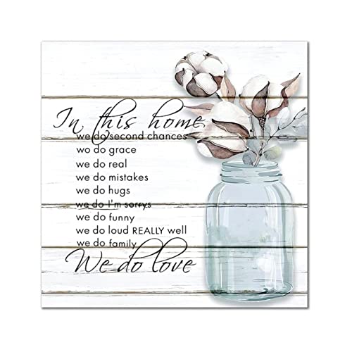 Plaque murale vintage en bois pour habiller un mur vide ornement fleur de kapok entrée et porche