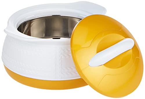 Image of MILTON Oyster 1500 PU Insulated Inner Stainless Steel Casserole, 1275 ml, Light Green, BPA Free, Food Grade, Hot and Cold, Easy to Carry, Easy to Store, Chapati, Roti, Curd Maker
