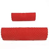 Flisdtry Pincel de pintura de grano de madera de imitación de goma, herramienta de pintura de grano