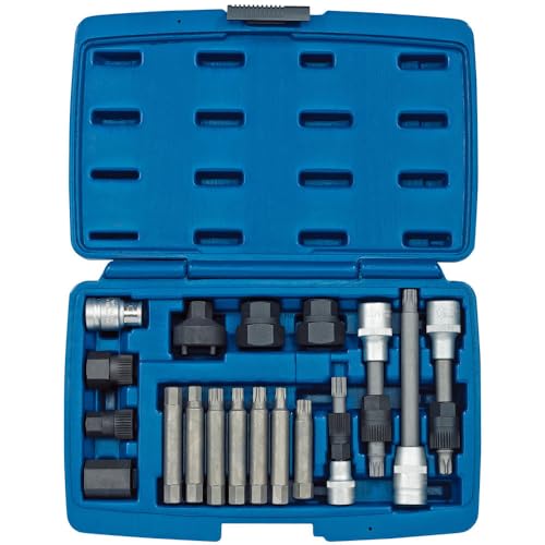 Kit de poulie d'alternateur Draper Expert 31921 de 18 pièces pour mécaniciens