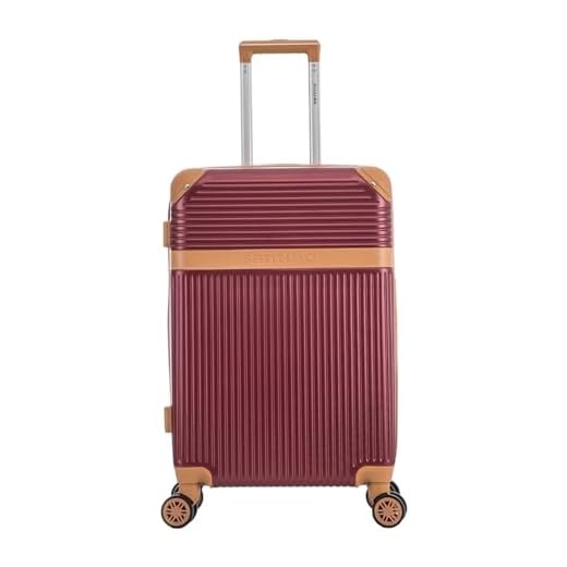 SANTINO, Mala de Viagem Kabri Rígida 360° Santino - ABEV408G Cor: Bordô