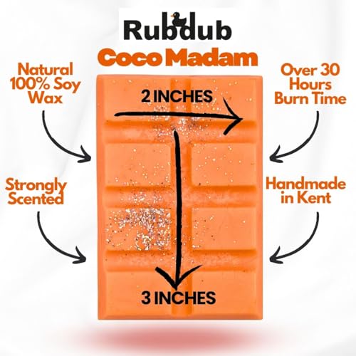 Rubdub Glam Collection – Goody Girl, Aliens, Angels & Coco Madam | 4 x 30g Soy Wax Melt Snap Bars | Long lasting | Highly Scented Wax Melts Gift Set - Image 3