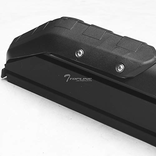 Estribos laterales aluminio HS Power negro mate 5 pulg miniatura 4