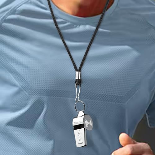 Silbato personalizado para entrenadores negro diseño 2 miniatura 4