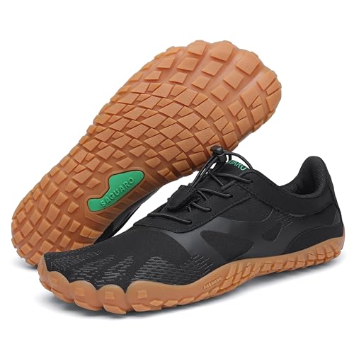 SAGUARO Hombre Zapatos de Barefoot Minimalista Descalzo Zapatillas Transpirables Zapatillas de Deporte Multicolor 40 EU