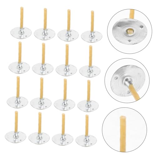 100 pzas Mechas para Hacer Velas con Base metálica miniatura 6