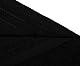 Gözze - Gästetuch-Set, 4er-Set, Berlin, 100% Baumwolle, 30 x 50 cm - Schwarz