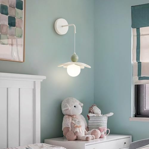 Aplique de pared blanco 1 luz para cabecera de dormitorio e iluminación moderna 7