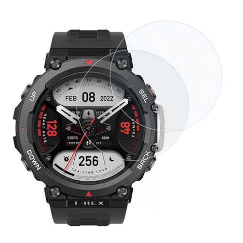 Image of YODI Pack of 2 Waterproof 3D Tempered Glass Screen Protector Compatible with Amazfit T-rex 2 Only ((T-REX 2))