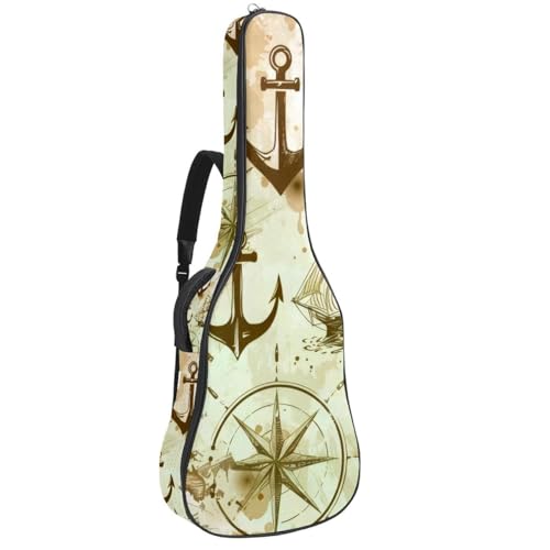 Sac à dos guitare imperméable avec poches et sangle réglable