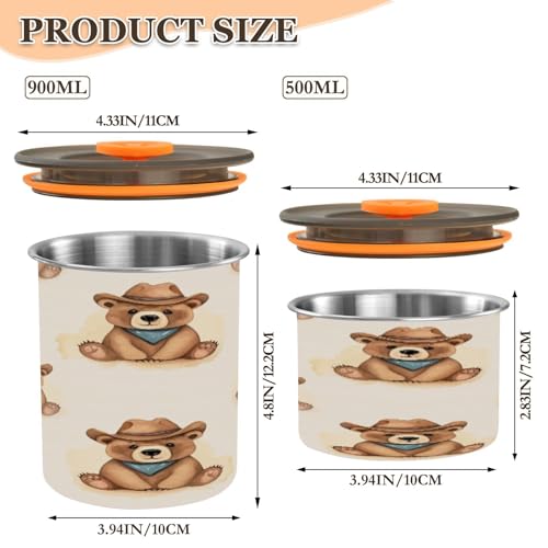 Bote Hermético de Acero Inoxidable para Café 500 ml miniatura 2