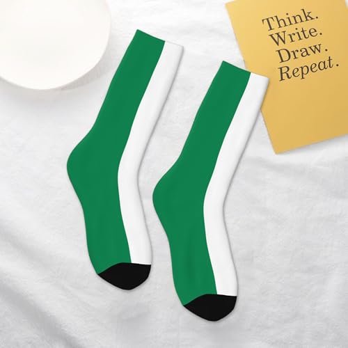 SEAEAGLE Flag of Nigeria A Pair Junior Athletic Short Tube Socks Children Calf Tube Socks Short Stockings4