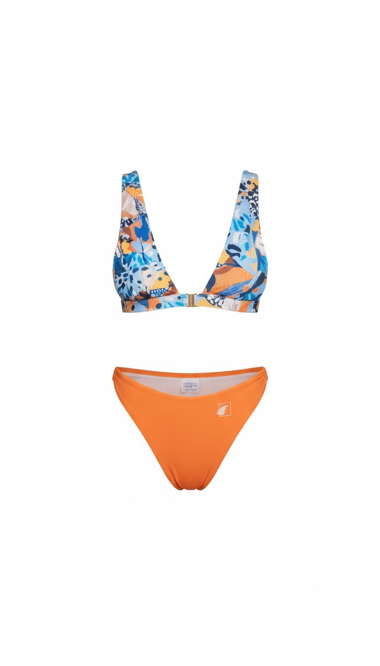Tangerine Knotted Bikini Bottom-image-6
