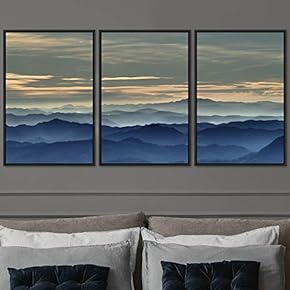 signwin 3 Piece Framed Canvas Wall Art Abstract...