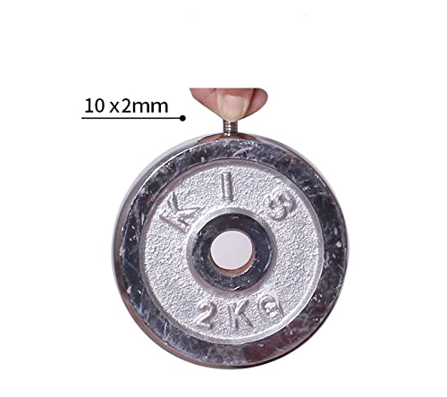 RarEarMag 50pcs 10mm x 1.6mm Strong Refrigerator Round Magnets Powerful Permant Disc Neodymium Magnets for Kitchen , White Board, Hold Tools, Hang, Pickup Screws, Classroom, DIY, Home Application