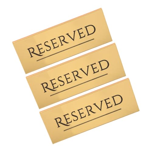 Alipis 3Pcs Elegant Table Tent Place Cards for Weddings Dinner Parties Banquets Events and Office Meetings Lightweight Portable Easy to Use