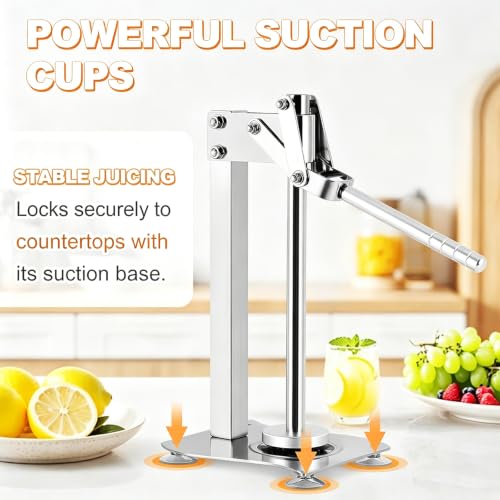 Exprimidor de limones de alta resistencia MObyat, extractor manual de cítricos 3