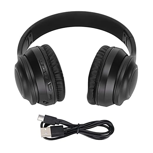 Bluetooth Over Ear-hörlurar, Hopfällbara Headset Trådlöst Bluetooth-brusreducerande Headset med Aux-ljudgränssnitt Andas Mjuka Hörselkåpor Design för PC Laptop PS3-telefon