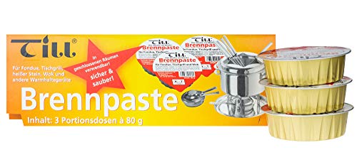 TILL Safety Fuel Paste Set's à 80 g (4X Juego de 3 80g (12 Piezas))
