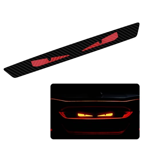 Ongfuwu High Brake Light Sticker, Waterproof Carbon Fiber Car High