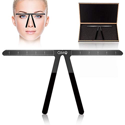 Eyebrow Balance Ruler, Three-point Positioning Design Ruler Permanent Makeup Tattoo Eyebrow Measure Ruler Grooming Stencil Shaper Balance Ruler Symmetrical Measure Tool