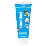 emmi®-dent Ultraschall Zahncreme „Kids“ I Kinder-Zahncreme mit Apfel-Geschmack I Ideal für empfindliche Zähne und Zahnfleisch I Frei von Mikroplastik & Nanomaterialien I Vegan & glutenfrei I 1x 75 ml