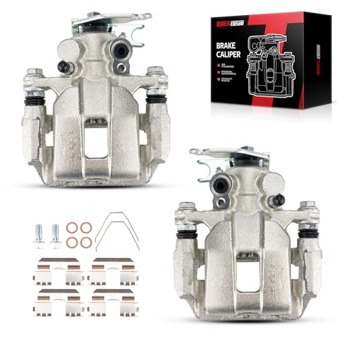 Image of Torchbeam Rear Brake Calipers Set for Honda 2013-2017 Accord, Rear Left and Rear Right Calipers Replace # 19B7097+19B7096