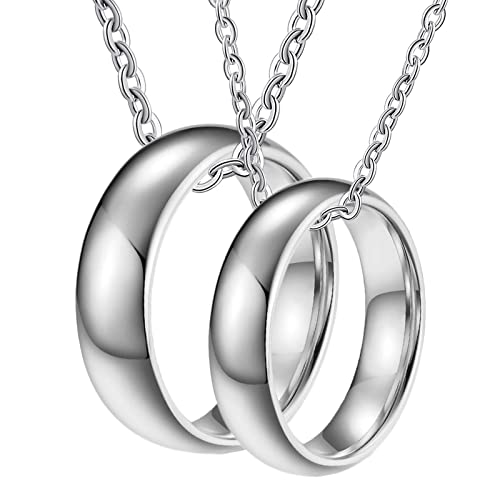 Colliers couple bague fiançailles à porter au quotidien ou en soirée