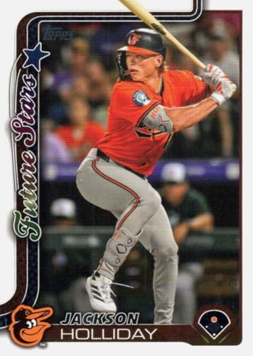 2025 Topps Series 1 Jackson Holliday #220 Future Stars Baltimore Orioles Baseball Card