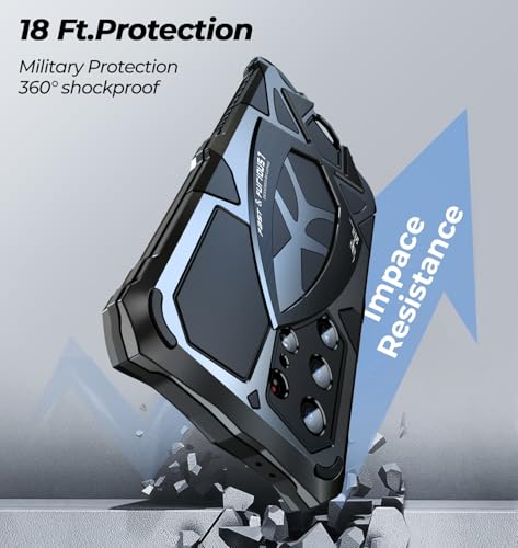 Image of Lunivop For Samsung Galaxy S25 Ultra Case Metal Hard Phone Protective Case Cover Para Screw With Camera Protection Heavy Duty Metalicas Military Grade Black
