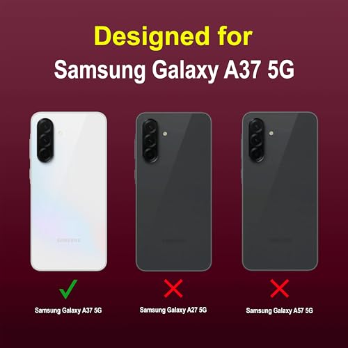 Image of Zapcase Back Case Cover for Samsung Galaxy A37 5G | Compatible for Samsung Galaxy A37 5G Back Cover | Liquid Silicon Magic Case with Camera Protection | Plum
