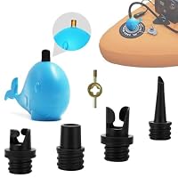 Adaptateur Pompe SUP 4 Buses Universel - Convertisseur Valve Kayak Paddle Gonflable Lit Bateau Plage