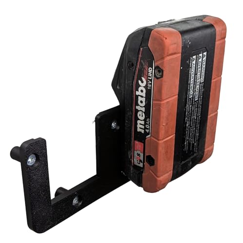 Xebtec Akku Halterung passend für 2 Metabo 18V Akku – Akku Wandhalterung / Wandhalter