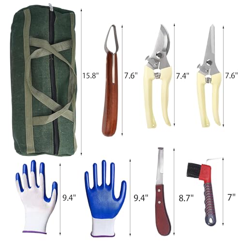 12pcs Professional Farrier Tools Farrier kit Horse shoeing Tools Farrier Supplies Farrier Tools for Horses Cattle Sheep and Donkeys - Image 4