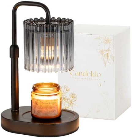 Candle Warmer Lamp with Timer: Candle Warmer with 2 Bulbs Height ...