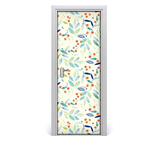 Papier peint sur la porte mural étiquette décoration adhésive Coloray - 2