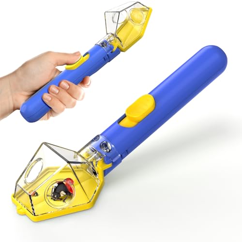 Bug Catcher for Kids, Insect Trap Kit with 6X Magnifier Glass - STEM Educational Exploration Tool for Indoor and Outdoor,Christmas Birthday Gifts Toys for Adults, Boys, and Girls, Blue