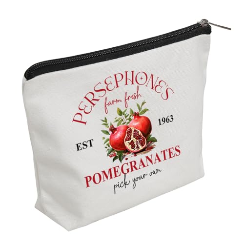 WZJHCL Persephone's Pomegranates Makeup Pouch Bag Greek Mythology Cosmetic Kit Bag Greek Goddess Storage Pouch Bag (Pick Your Own)