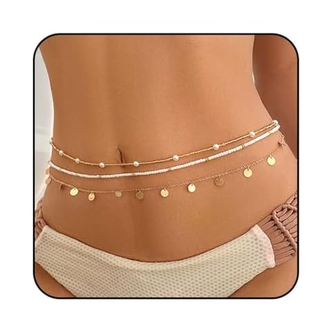 Reaky Boho Layered Sequins Waist Chains Cover