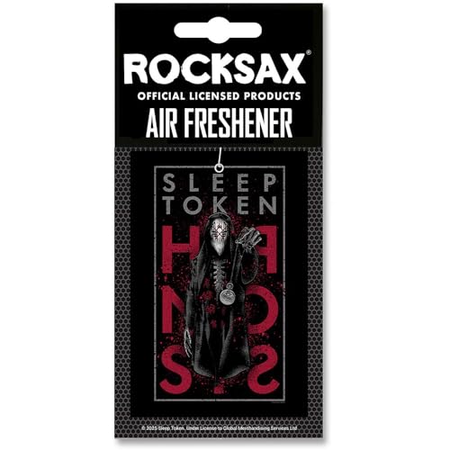 Rocksax Sleep Token Love Hanging Air Freshener – Long-Lasting Vanilla Car Air Freshener for Home & Office – Double-Sided Print Rock Band Memorabilia Car Fresheners